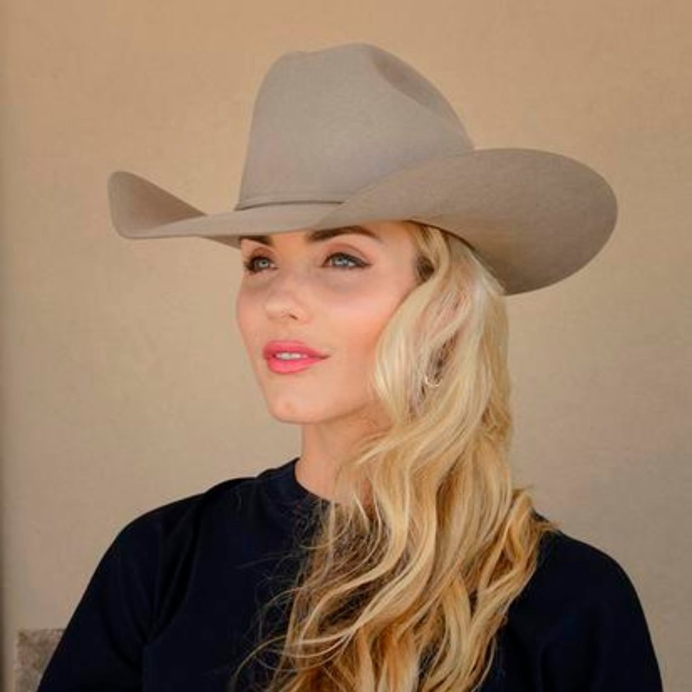 Resistol 30X Beaver Gray Cowboy Hat Size 7-1/2